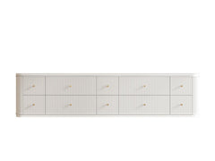 Hampton Floating 84 in. W x 22 in. D Double Sink Bathroom Vanity - photo 6