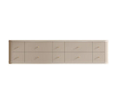 Hampton Floating 84 in. W x 22 in. D Double Sink Bathroom Vanity - photo 6