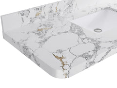 Hampton Floating Teak 24 in. W x 22 in. D Single Sink Bathroom Vanity - photo 5