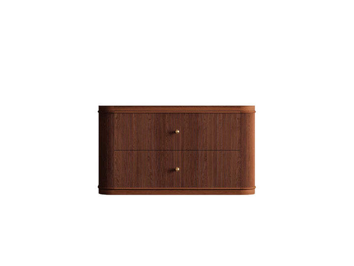 Hampton Floating Teak 36 in. W x 22 in. D Center Sink Bathroom Vanity - photo 6