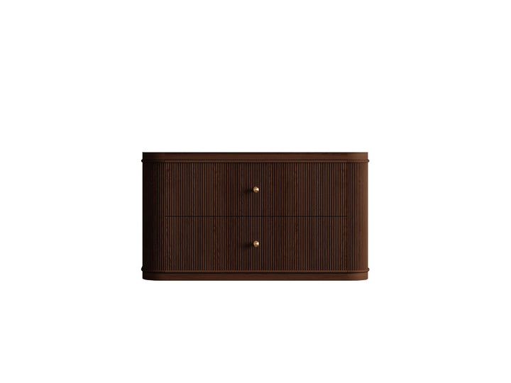 Hampton Floating Teak 36 in. W x 22 in. D Center Sink Bathroom Vanity - photo 6
