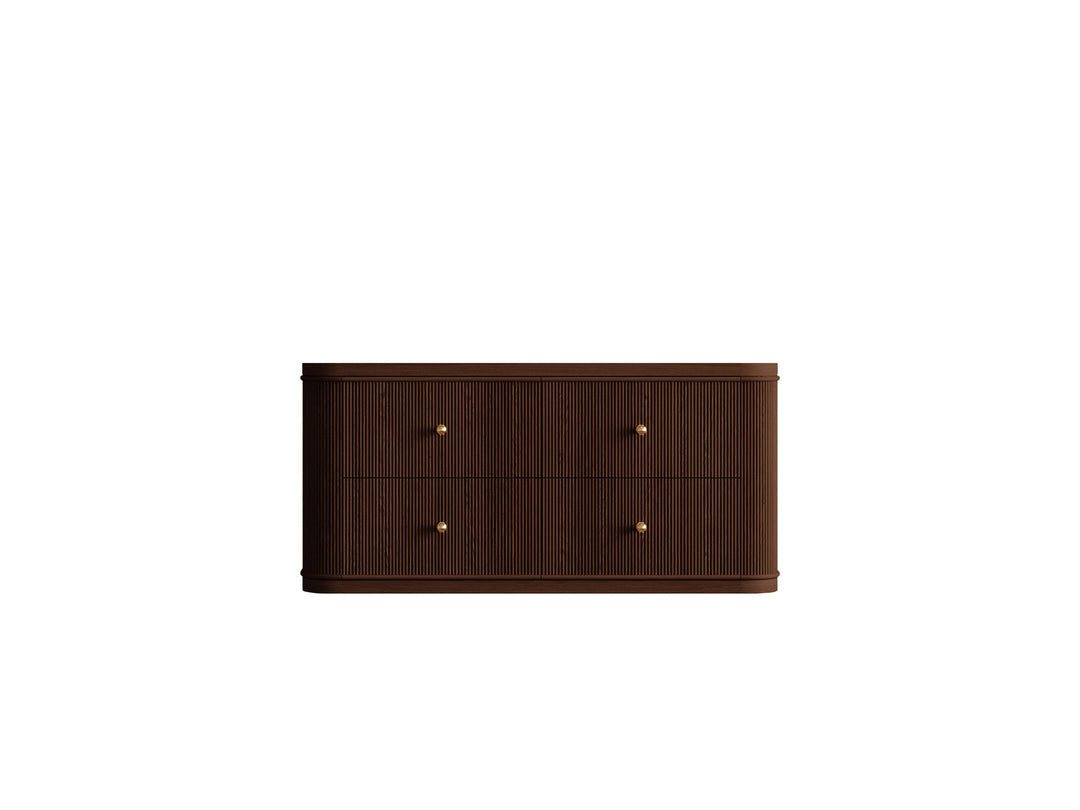 Hampton Floating Teak 42 in. W x 22 in. D Single Sink Bathroom Vanity - Willow Bath and Vanity