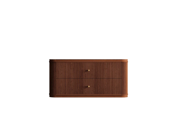 Hampton Floating Teak 42 in. W x 22 in. D Single Sink Bathroom Vanity - photo 5