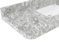Hampton Floating Teak 48 in. W x 22 in. D Double Sink Bathroom Vanity - photo 10