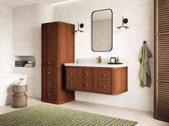 Hampton Floating Teak 48 in. W x 22 in. D Single Sink Bathroom Vanity - photo 2