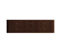 Hampton Floating Teak 72 in. W x 22 in. D Double Sink Bathroom Vanity - photo 6