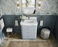 Houston 30 in. W x 22 in. D Free Standing Curved Edge Single Sink Bathroom Vanity - photo 11