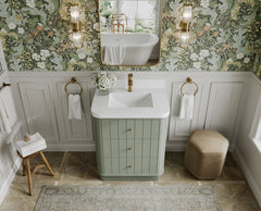 Houston 30 in. W x 22 in. D Free Standing Curved Edge Single Sink Bathroom Vanity - photo 8
