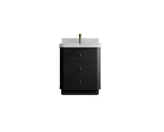 Houston 30 in. W x 22 in. D Free Standing Curved Edge Single Sink Bathroom Vanity - photo 1