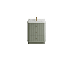 Houston 30 in. W x 22 in. D Free Standing Curved Edge Single Sink Bathroom Vanity - photo 1