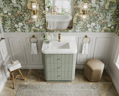 Houston 30 in. W x 22 in. D Free Standing Curved Edge Single Sink Bathroom Vanity - photo 11