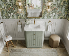 Houston 30 in. W x 22 in. D Free Standing Curved Edge Single Sink Bathroom Vanity - photo 9