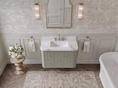 Houston 36 in. W x 22 in. D Floating Bathroom Vanity in Center Sink - photo 4