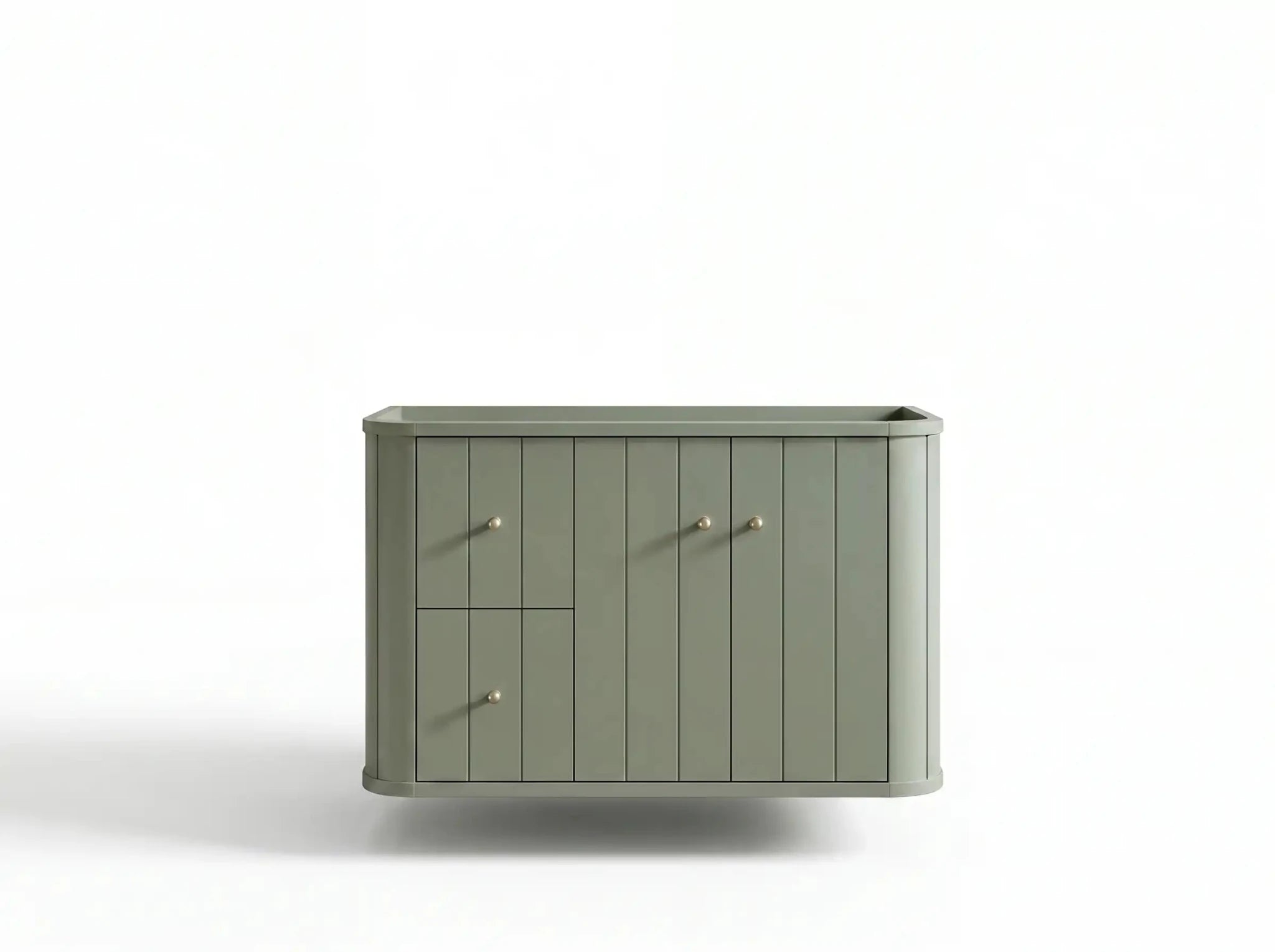 Houston 36 in. W x 22 in. D Floating Bathroom Vanity in Center Sink - Willow Bath and Vanity