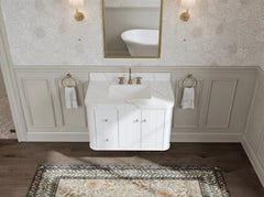 Houston 36 in. W x 22 in. D Floating Bathroom Vanity in Center Sink - photo 7