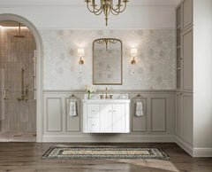 Houston 36 in. W x 22 in. D Floating Bathroom Vanity in Center Sink - photo 4