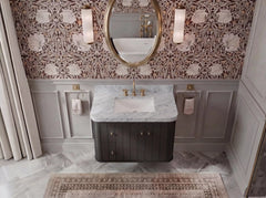 Houston 36 in. W x 22 in. D Floating Bathroom Vanity in Center Sink - photo 3