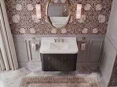 Houston 36 in. W x 22 in. D Floating Bathroom Vanity in Center Sink - photo 6