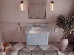 Houston 36 in. W x 22 in. D Floating Bathroom Vanity in Center Sink - photo 5