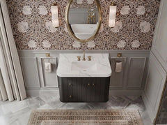 Houston 36 in. W x 22 in. D Floating Bathroom Vanity in Center Sink - photo 4