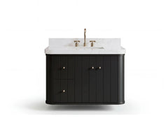 Houston 36 in. W x 22 in. D Floating Bathroom Vanity in Center Sink - photo 1