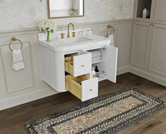 Houston 36 in. W x 22 in. D Floating Bathroom Vanity in Center Sink - photo 3