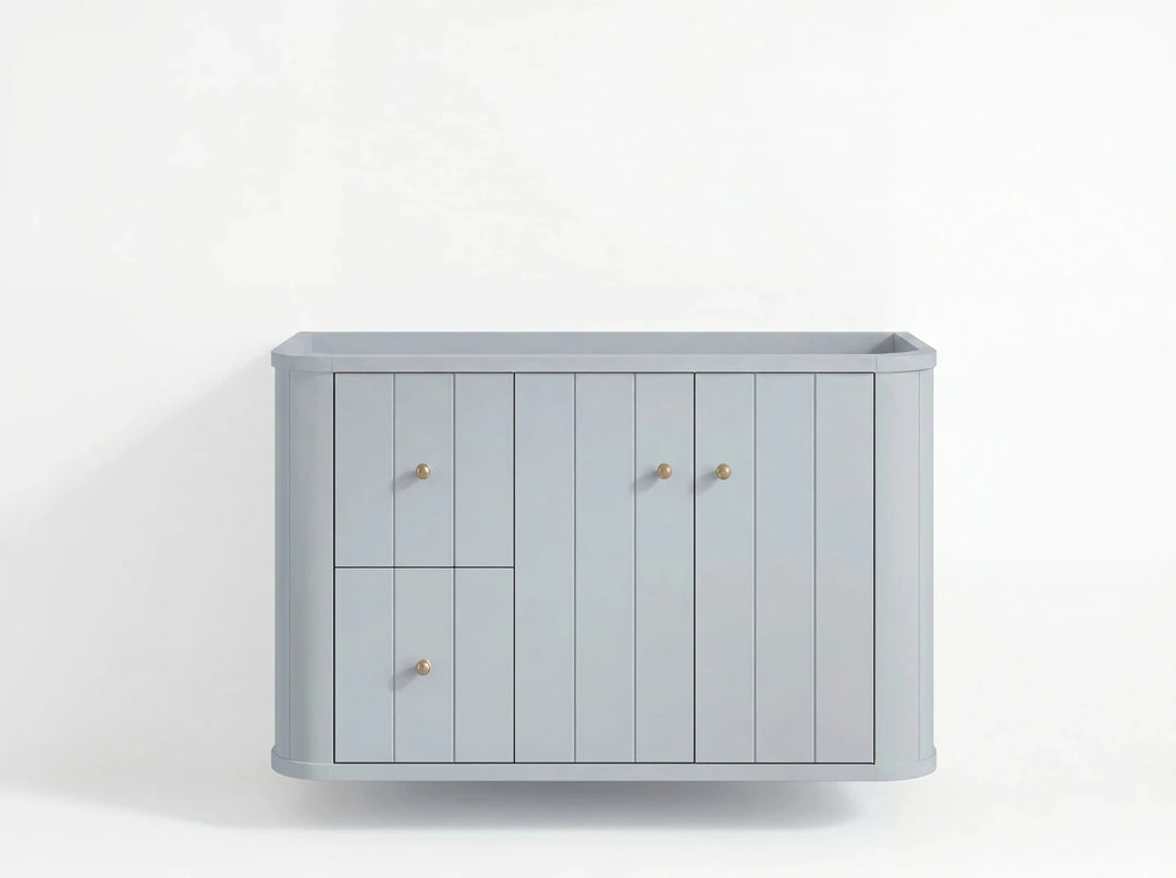 Houston 36 in. W x 22 in. D Floating Bathroom Vanity in Center Sink | 
              
                Blue Heather
                
                  
             - HOU-FLT-CAB-BLU-35R - photo №9