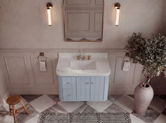Houston 36 in. W x 22 in. D Floating Bathroom Vanity in Center Sink - photo 4