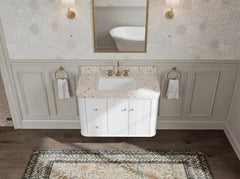 Houston 36 in. W x 22 in. D Floating Bathroom Vanity in Center Sink - photo 12