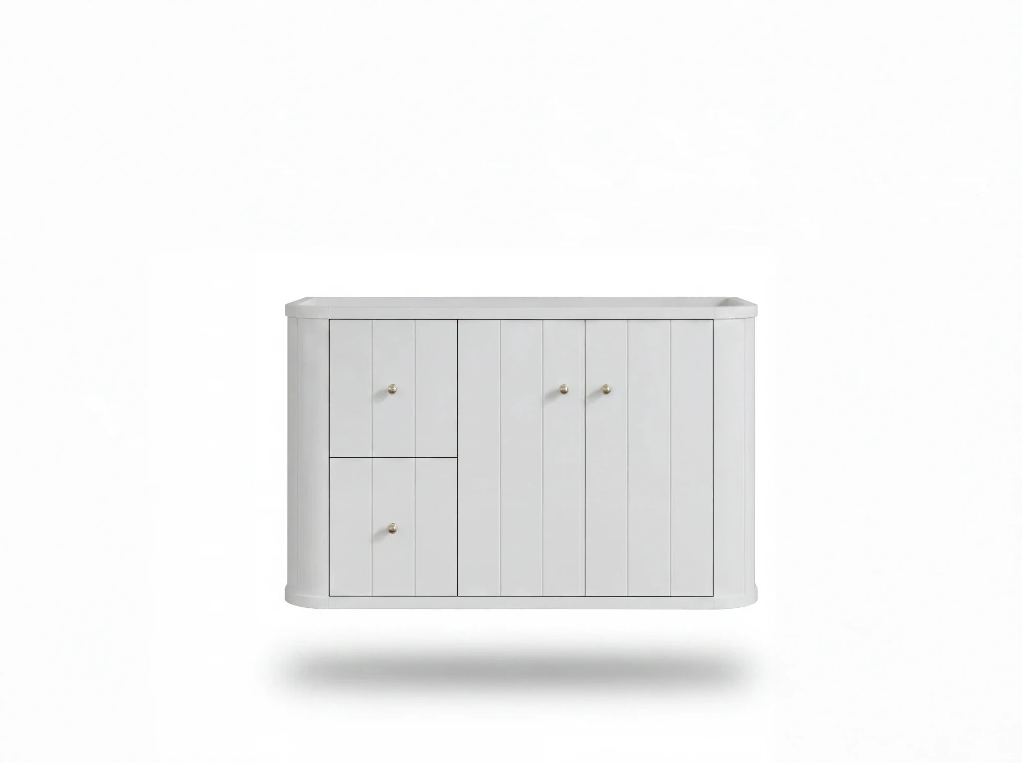 Houston 36 in. W x 22 in. D Floating Bathroom Vanity in Center Sink - Willow Bath and Vanity