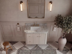 Houston 36 in. W x 22 in. D Floating Bathroom Vanity in Center Sink - photo 7