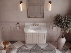 Houston 36 in. W x 22 in. D Floating Bathroom Vanity in Center Sink - photo 6