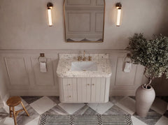 Houston 36 in. W x 22 in. D Floating Bathroom Vanity in Center Sink - photo 8