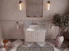 Houston 36 in. W x 22 in. D Floating Bathroom Vanity in Center Sink - photo 5