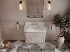 Houston 36 in. W x 22 in. D Floating Bathroom Vanity in Center Sink - photo 4