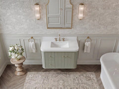 Houston 36 in. W x 22 in. D Floating Bathroom Vanity in Center Sink - photo 9