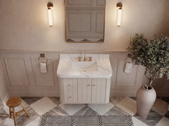 Houston 36 in. W x 22 in. D Floating Bathroom Vanity in Center Sink - photo 3