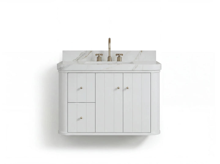 Houston 36 in. W x 22 in. D Floating Bathroom Vanity in Center Sink - photo 1