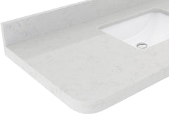 Houston 36 in. W x 22 in. D Free Standing Curved Edge Right Offset Sink Bathroom Vanity - photo 9