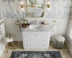 Houston 42 in. W x 22 in. D Free Standing Curved Edge Single Sink Bathroom Vanity - photo 15