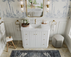 Houston 42 in. W x 22 in. D Free Standing Curved Edge Single Sink Bathroom Vanity - photo 14