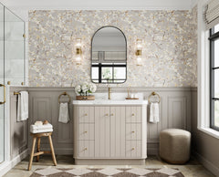 Houston 42 in. W x 22 in. D Free Standing Curved Edge Single Sink Bathroom Vanity - photo 4