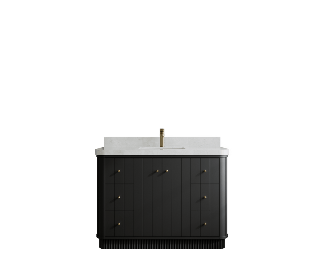 Reeded Bathroom Vanity - photo 36