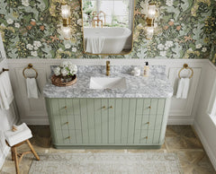 Houston 60 in. W x 22 in. D Free Standing Curved Edge Single Sink Bathroom Vanity - photo 12