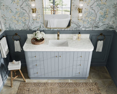 Houston 60 in. W x 22 in. D Free Standing Curved Edge Single Sink Bathroom Vanity - photo 17