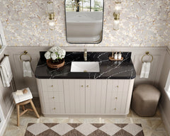 Houston 60 in. W x 22 in. D Free Standing Curved Edge Single Sink Bathroom Vanity - photo 12