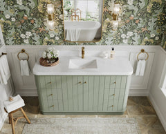 Houston 60 in. W x 22 in. D Free Standing Curved Edge Single Sink Bathroom Vanity - photo 13