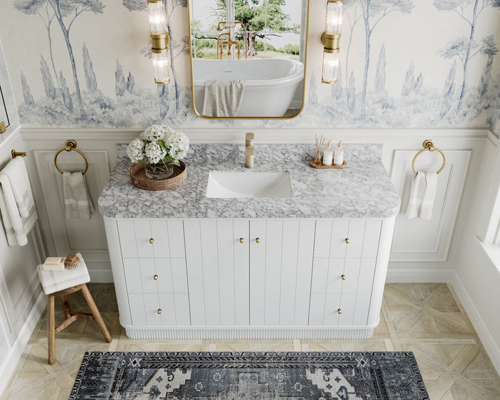 Houston 60 in. W x 22 in. D Free Standing Curved Edge Single Sink Bathroom Vanity - photo 16