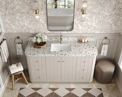Houston 60 in. W x 22 in. D Free Standing Curved Edge Single Sink Bathroom Vanity - photo 15