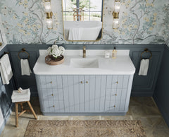 Houston 60 in. W x 22 in. D Free Standing Curved Edge Single Sink Bathroom Vanity - photo 13